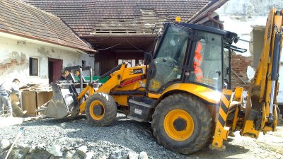 excavator earthworks